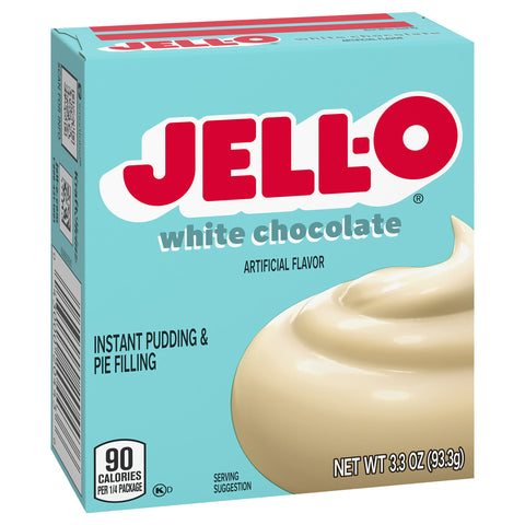 Jell-O Mix Pudding Instant Fat Free White Chocolate 3.3 OZ