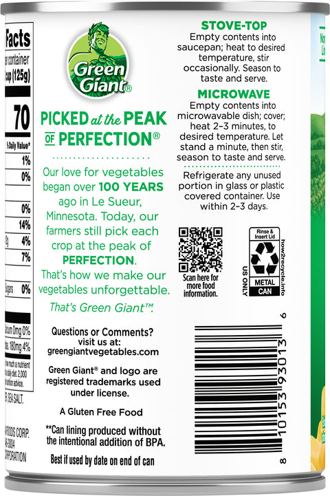 Green Giant Whole Kernel Sweet Corn 15.25 OZ
