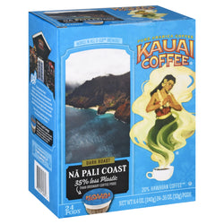 Kauai Na Pali Coast Dark Roast Coffee Pods - 8.4 OZ 3 Pack