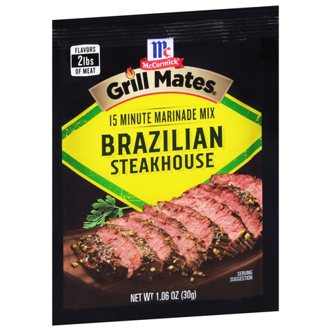 McCormick Grill Mates Brazilian Steakhouse Marinade - 1.06 OZ 12 Pack