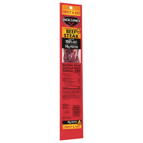 Jack Link's Slow Cooked & Seasoned Hot Beef Steak 2 oz