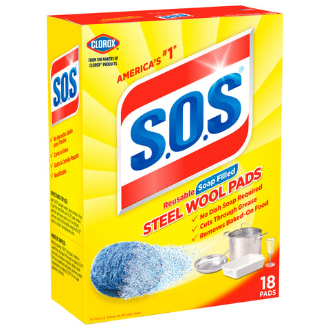 SOS Sponge Soap Pads 18 CT