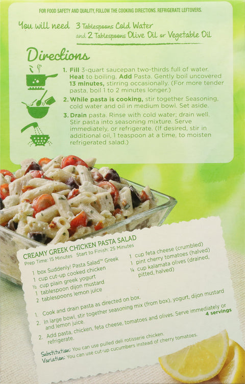 Betty Crocker Suddenly Green Goddess Pasta Salad 7.5 OZ