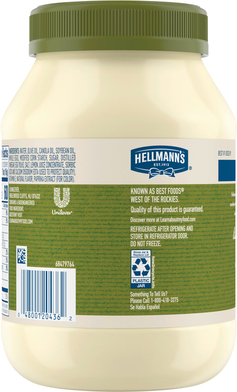 Hellmann's Mayonnaise Olive Oil 30 FZ