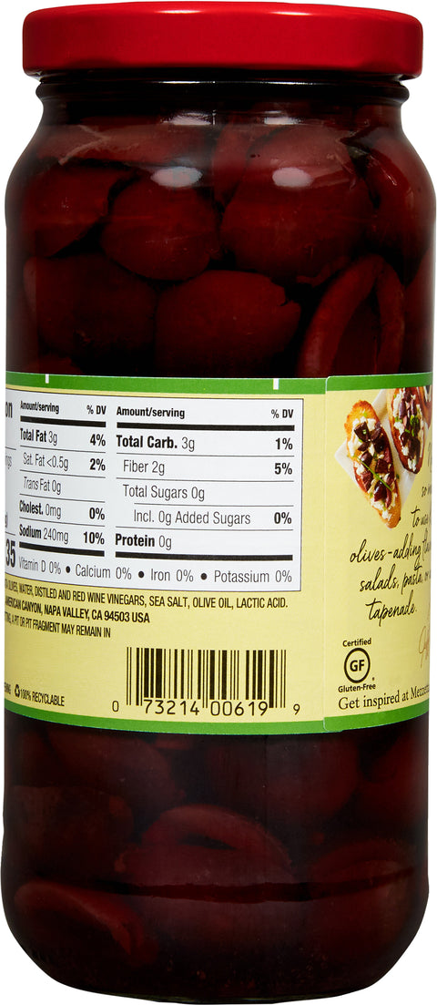 Mezzetta Sliced Calamata Olives 9.5 OZ