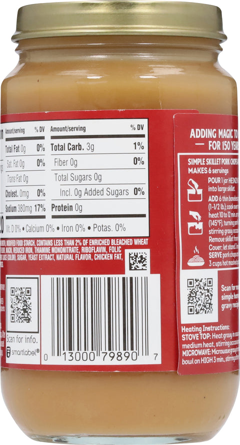 Heinz Gravy Pork 12 OZ