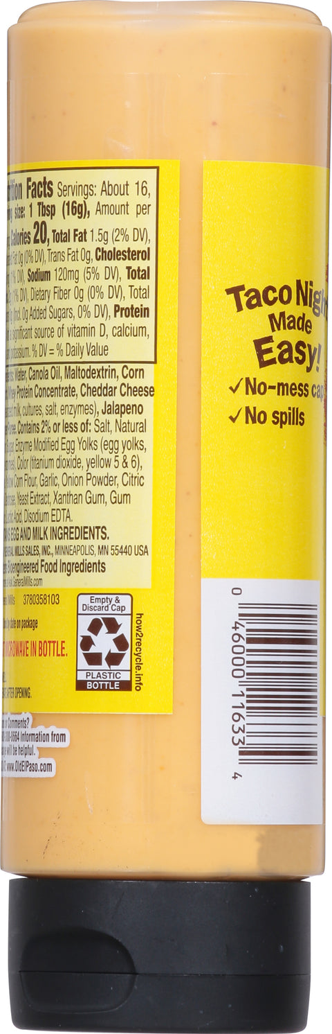 Old El Paso Creamy Queso Sauce Mild 9 OZ