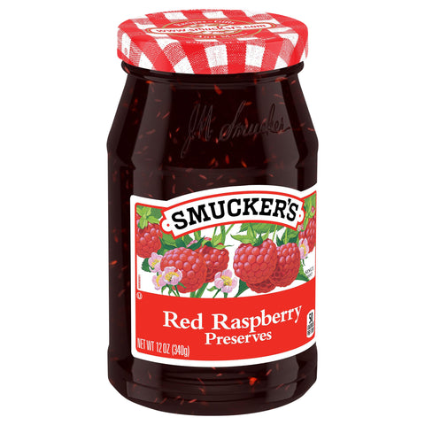 Smucker's Preserves Red Raspberry 12 OZ
