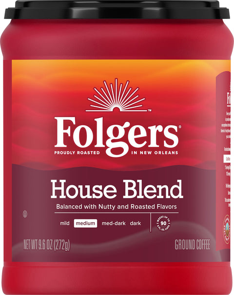 Folgers House Blend Ground Coffee 9.6 OZ