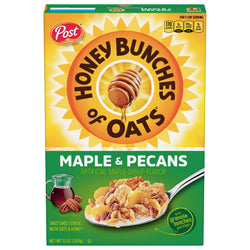 Honey Bunches of Oats Maple & Pecans cereal - 12 OZ 12 Pack