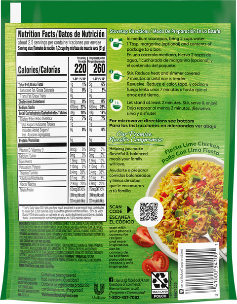 Knorr Fiesta Sides Yellow Rice 5.2 OZ