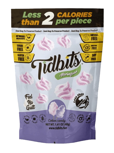Tidbits Meringues Cotton Candy - 1.41 OZ 15 Pack – StockUpExpress