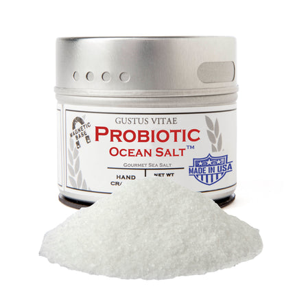 Gustus Vitae Probiotic Ocean Salt - 4 OZ 8 Pack