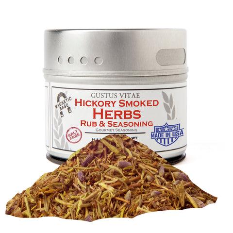 Gustus Vitae Hickory Smoked Seasoning - 4 OZ 8 Pack