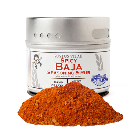 Gustus Vitae Spicy Baja Seasoning - 4 OZ 8 Pack