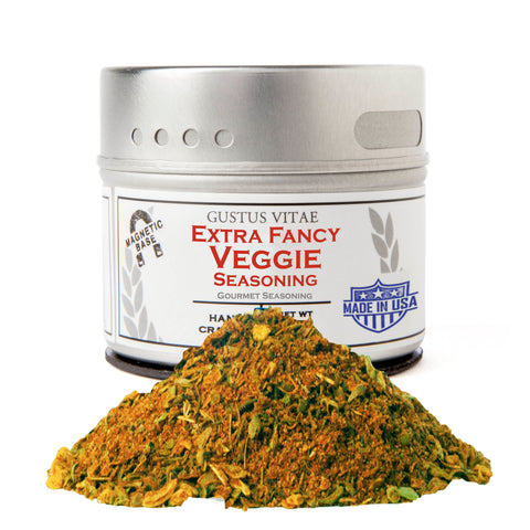 Gustus Vitae Extra Fancy Veggie Seasoning - 4 OZ 8 Pack
