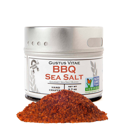 Gustus Vitae BBQ Sea Salt - 4 OZ 8 Pack
