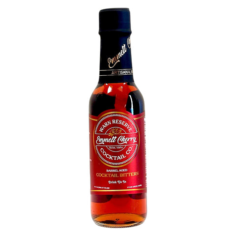 Warn Reserve Cocktail Co. Barrel-Aged emmett Cherry Bitters - 5 FL OZ 12 Pack