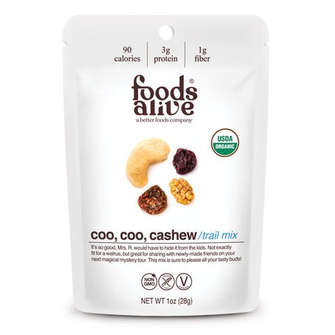 Foods Alive Inc Coo, Coo, Cashew Trail Mix - 1 OZ 24 Pack