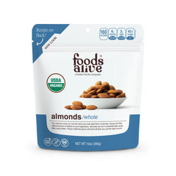 Foods Alive Almonds - 10 OZ 6 Pack