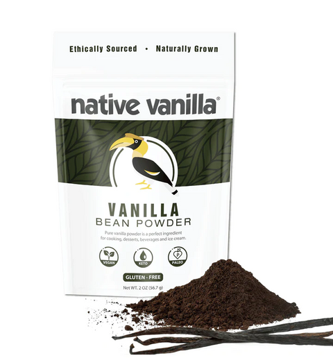 Native Vanilla Pure Vanilla Bean Powder - 2 OZ 12 Pack