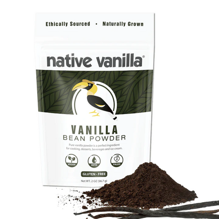 Native Vanilla Pure Vanilla Bean Powder - 0.5 OZ 12 Pack