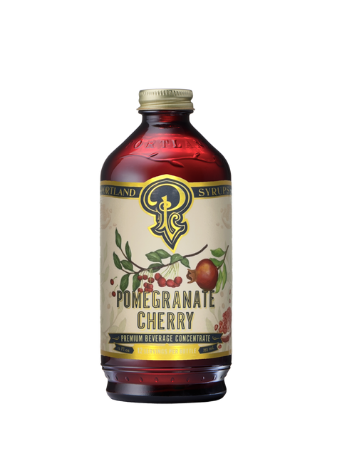 Portland Syrups Pomegranate Cherry Syrup - 12 FL OZ 6 Pack