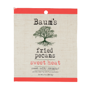 Baum Enterprises Baum's Sweet Heat Fried Pecans - 2 OZ 24 Pack