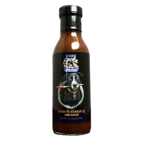 Rising Smoke Sauceworks Smoky's Barkin' Q BBQ Sauce - 12 FL OZ 12 Pack