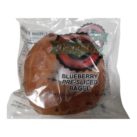 Rise North America Bagels Sliced Blueberry Cello Wrapped - 3 OZ 24 Pack