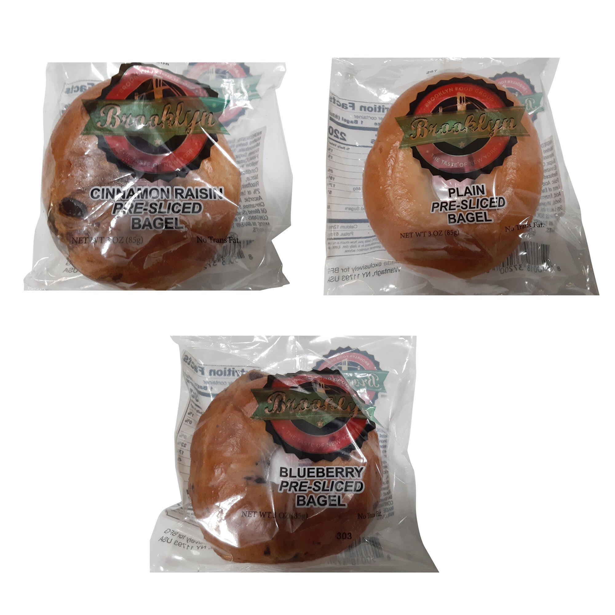 Rise North America Bagels Variety Pack, 8 each - 3 OZ 24 Pack ...
