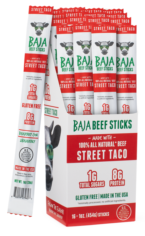 Street Taco Beef Stick - 1 OZ 48 Pack