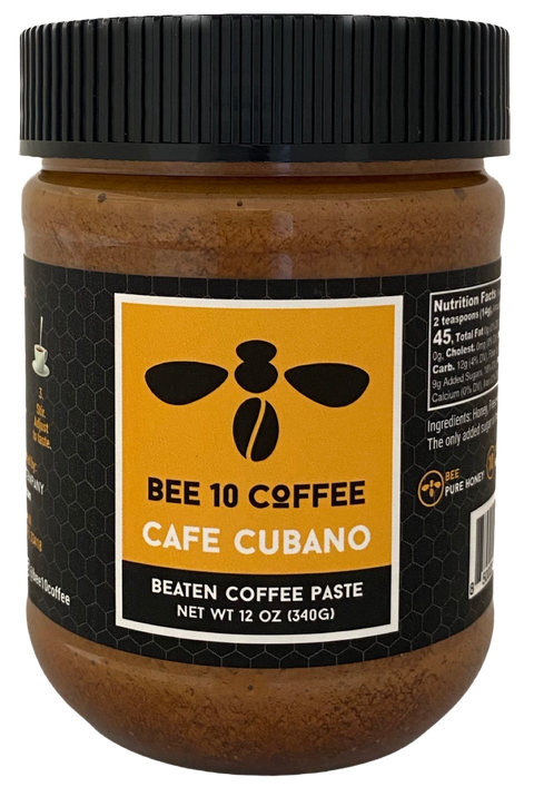 Bee10 Coffee Cafe Cubano Coffee Paste - 12 OZ 12 Pack