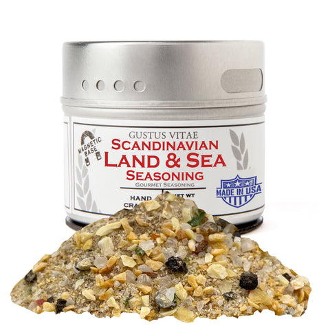 Gustus Vitae Scandinavian Land + Sea Seasoning - 4 OZ 8 Pack