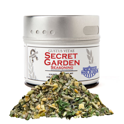 Gustus Vitae Secret Garden Seasoning + Rub - 4 OZ 8 Pack