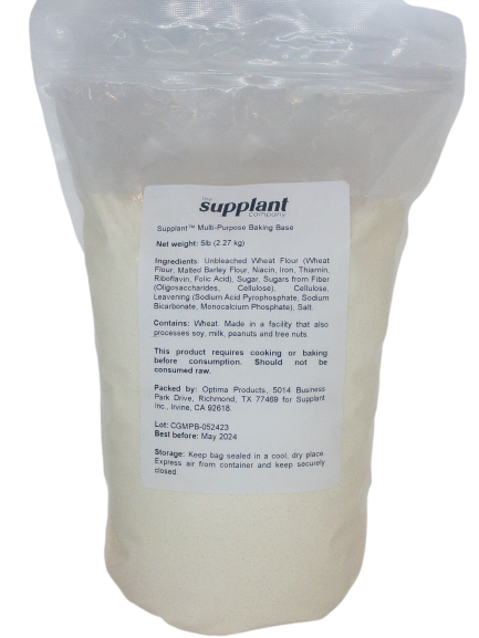 Supplant Egg Free Multi Purpose Baking Base - 5 LB 6 Pack