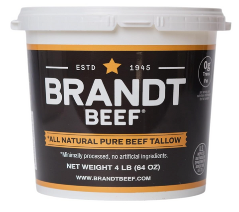 All Natural Pure Beef Tallow - 4 LB 6 Pack