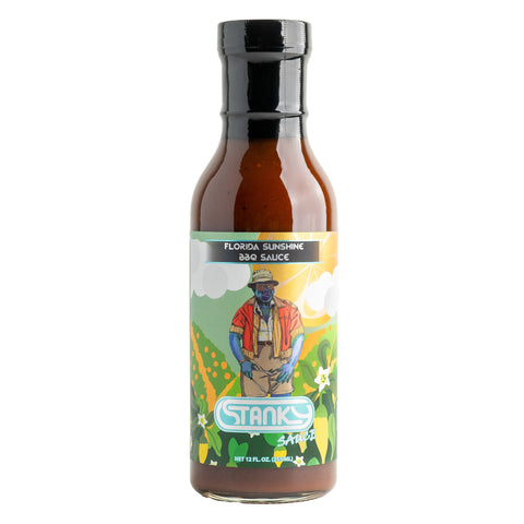 Stanky Brothers Florida Sunshine BBQ Sauce - 12 FL OZ 12 Pack