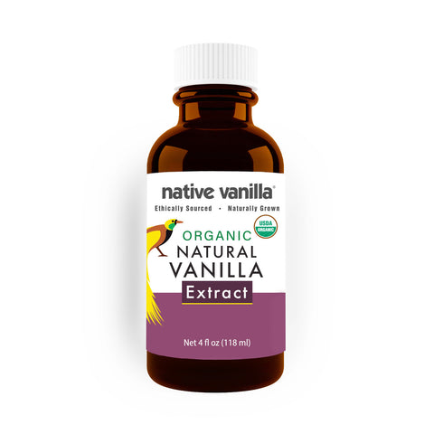 Native Vanilla Organic Natural Vanilla Extract - 4 FL OZ 12 Pack