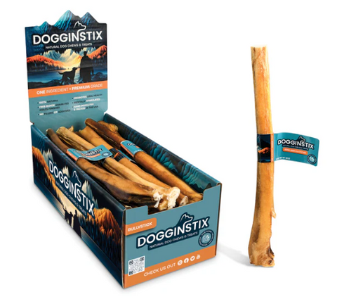 Dogginstix Bully Sticks 12" Monster - 1 eA 20 Pack