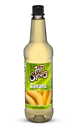 Mitten Gourmet Banana Hip Syrup - 25.4 OZ 6 Pack