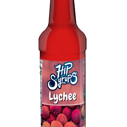 Mitten Gourmet Lychee Hip Syrup - 25.4 OZ 6 Pack