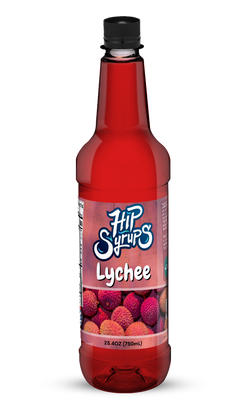 Mitten Gourmet Lychee Hip Syrup - 25.4 OZ 6 Pack