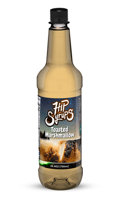 Mitten Gourmet Toasted Marshmallow Hip Syrup - 25.4 OZ 6 Pack