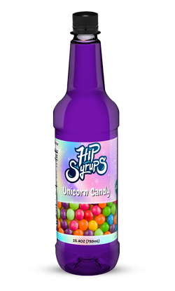 Mitten Gourmet Unicorn Candy Hip Syrup - 25.4 OZ 6 Pack