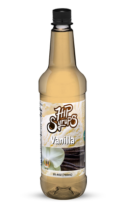 Mitten Gourmet Vanilla Hip Syrup - 25.4 OZ 6 Pack