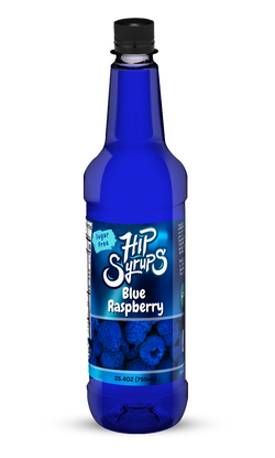 Mitten Gourmet Blue Raspberry Sugar Free Hip Syrup - 25.4 OZ 6 Pack