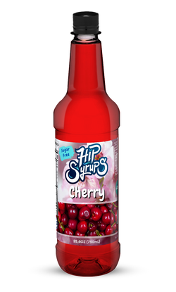 Mitten Gourmet Cherry Sugar Free Hip Syrup - 25.4 OZ 6 Pack