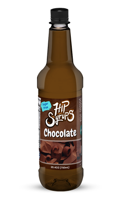 Mitten Gourmet Chocolate Sugar Free Hip Syrup - 25.4 OZ 6 Pack