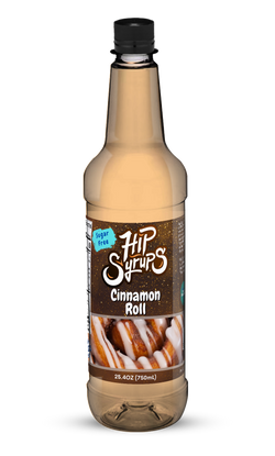 Mitten Gourmet Cinnamon Roll Sugar Free Hip Syrup - 25.4 OZ 6 Pack